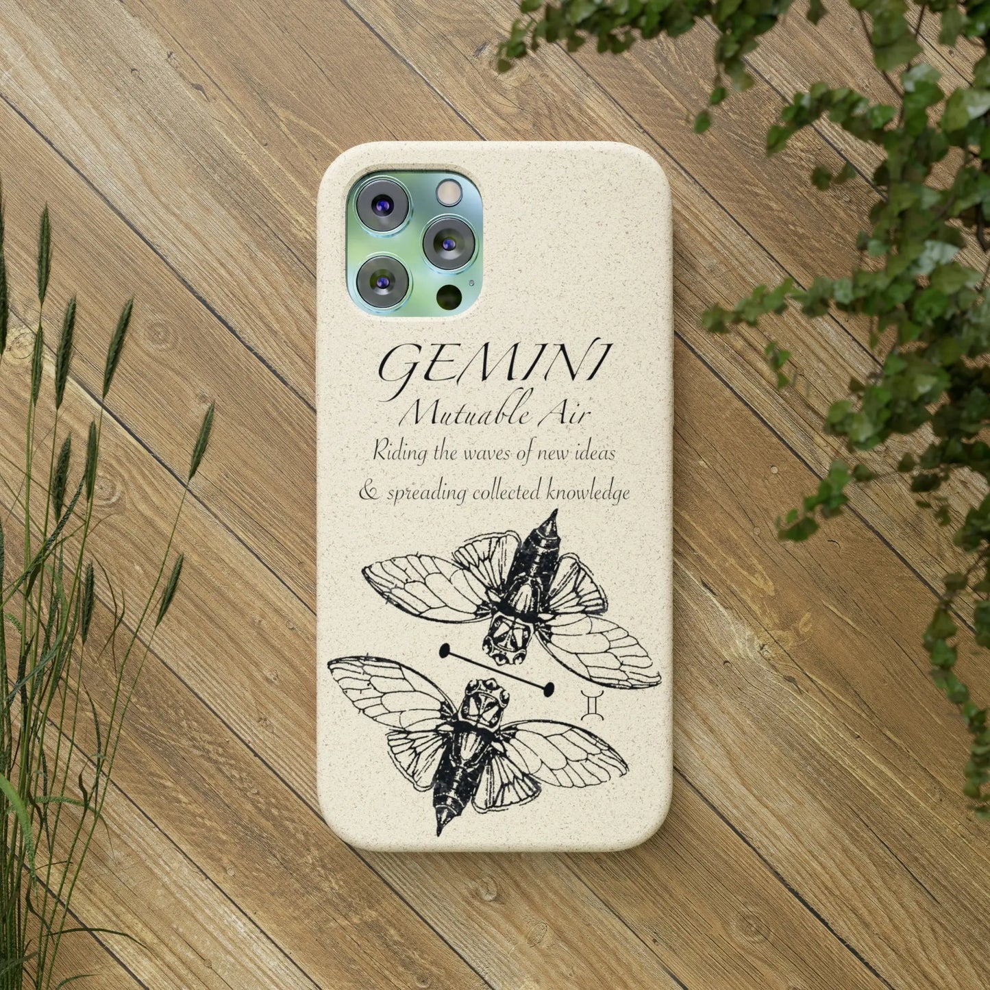 Gemini Zodiac Biodegradable Phone Case Printify