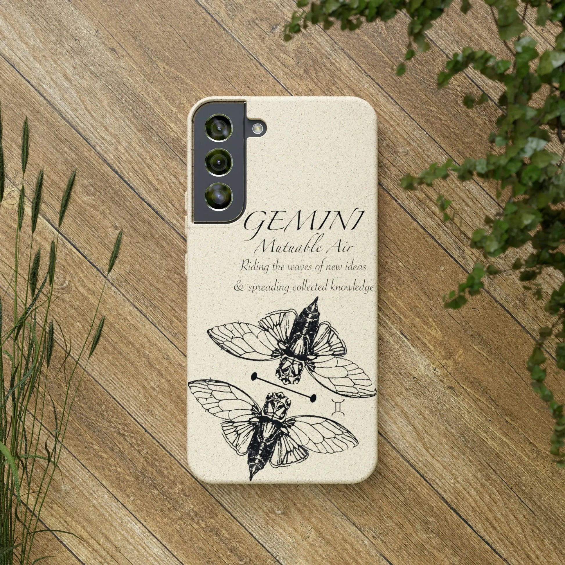 Gemini Zodiac Biodegradable Phone Case Printify