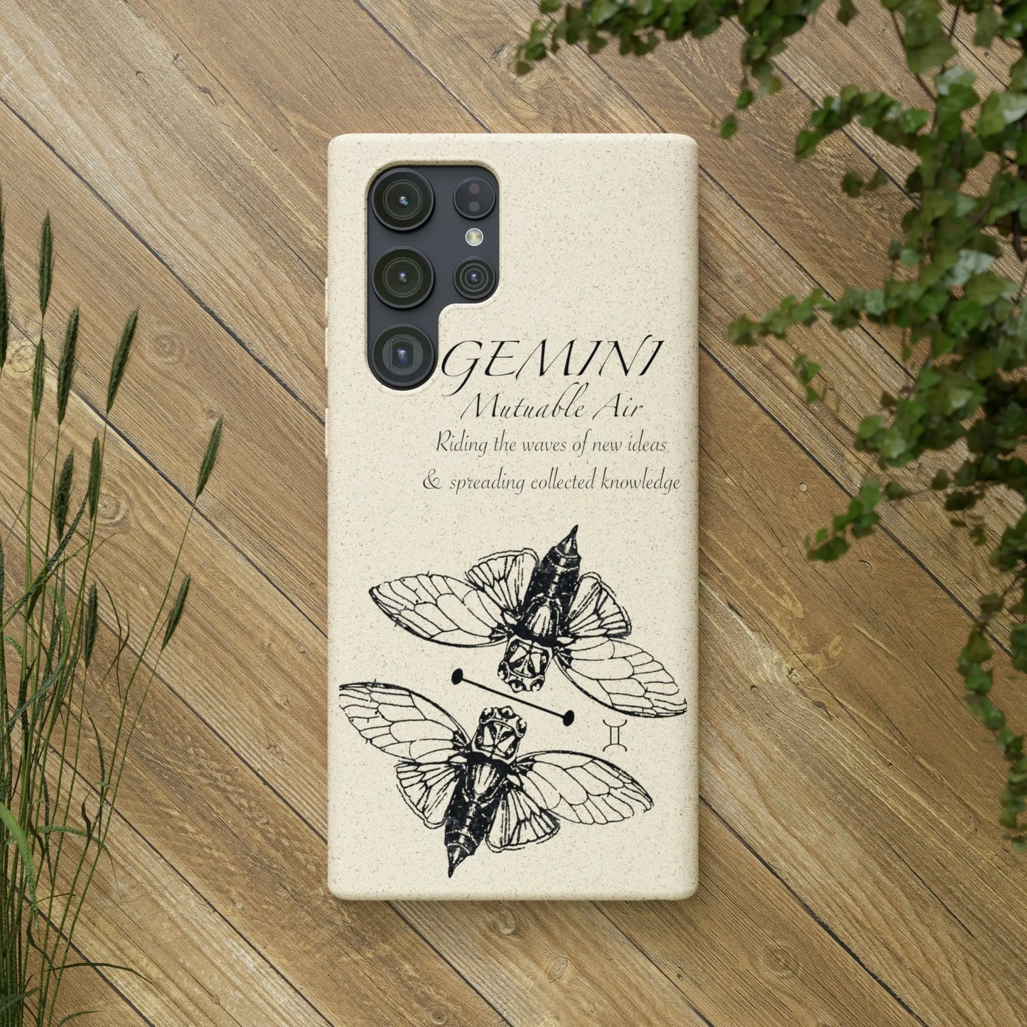 Gemini Zodiac Biodegradable Phone Case Printify