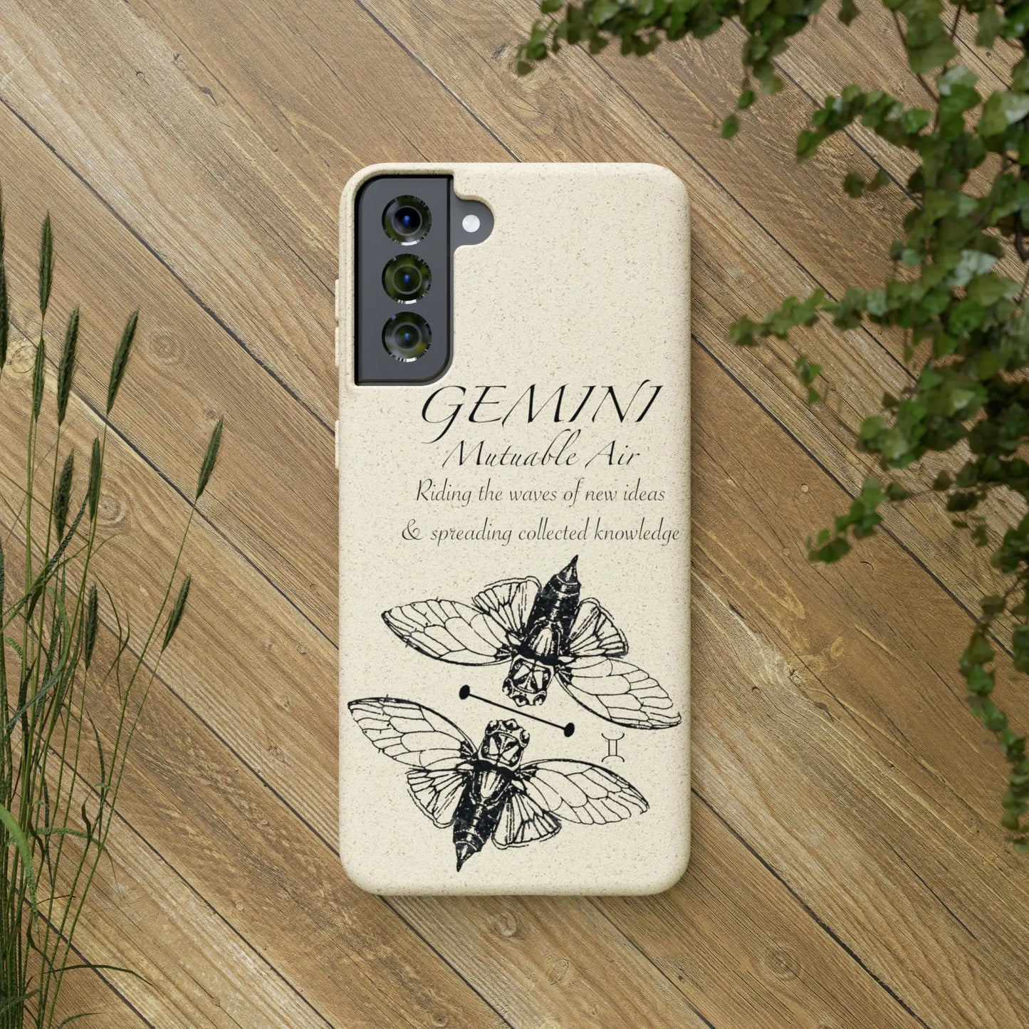 Gemini Zodiac Biodegradable Phone Case Printify