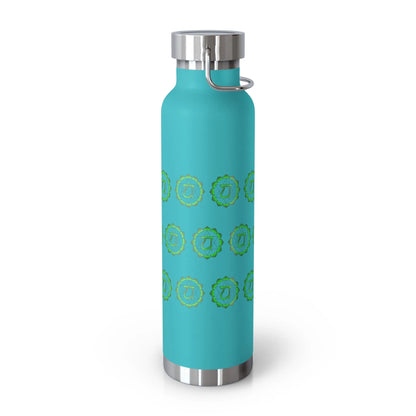 Heart Chakra Copper Vacuum Insulated Bottle, 22oz Printify