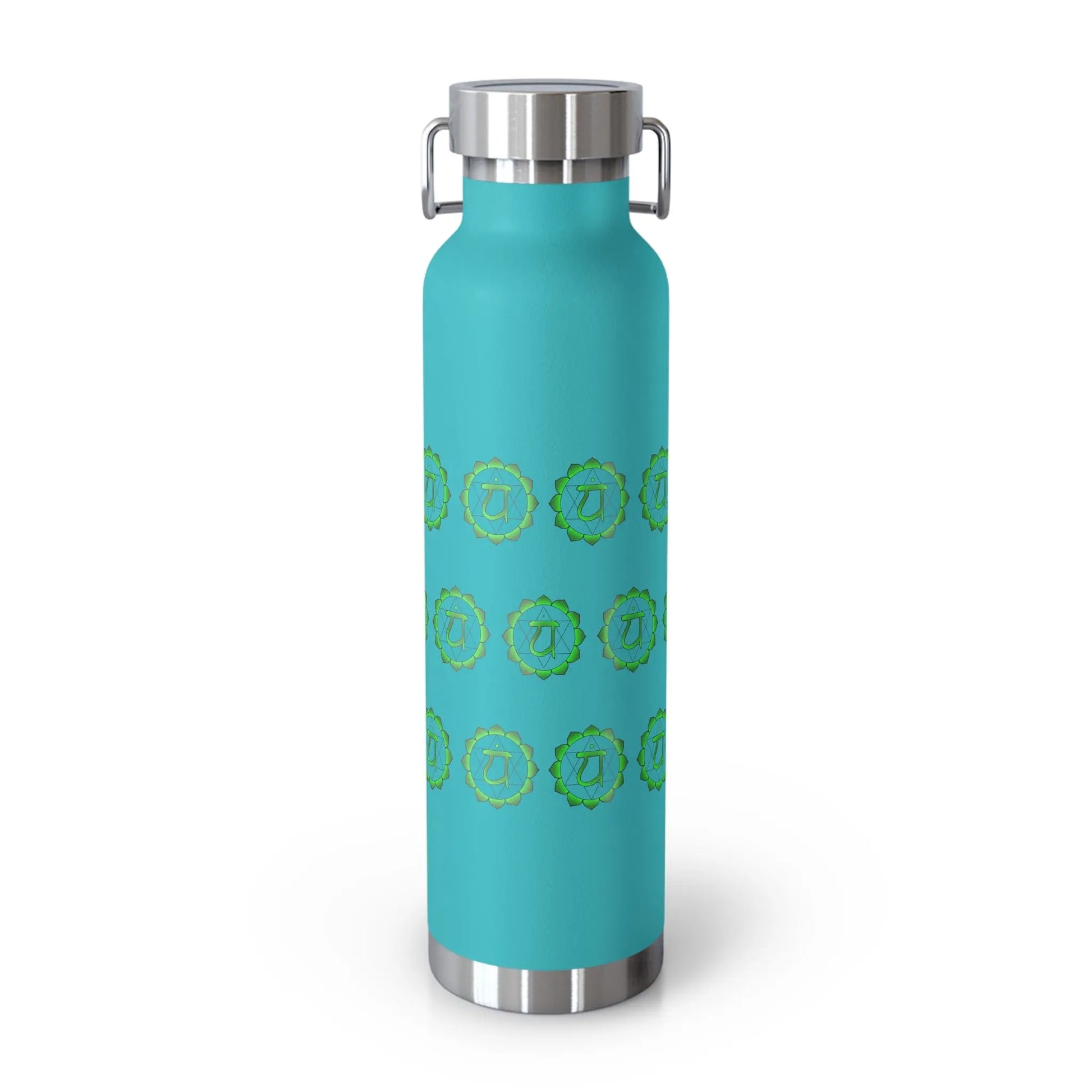 Heart Chakra Copper Vacuum Insulated Bottle, 22oz Printify