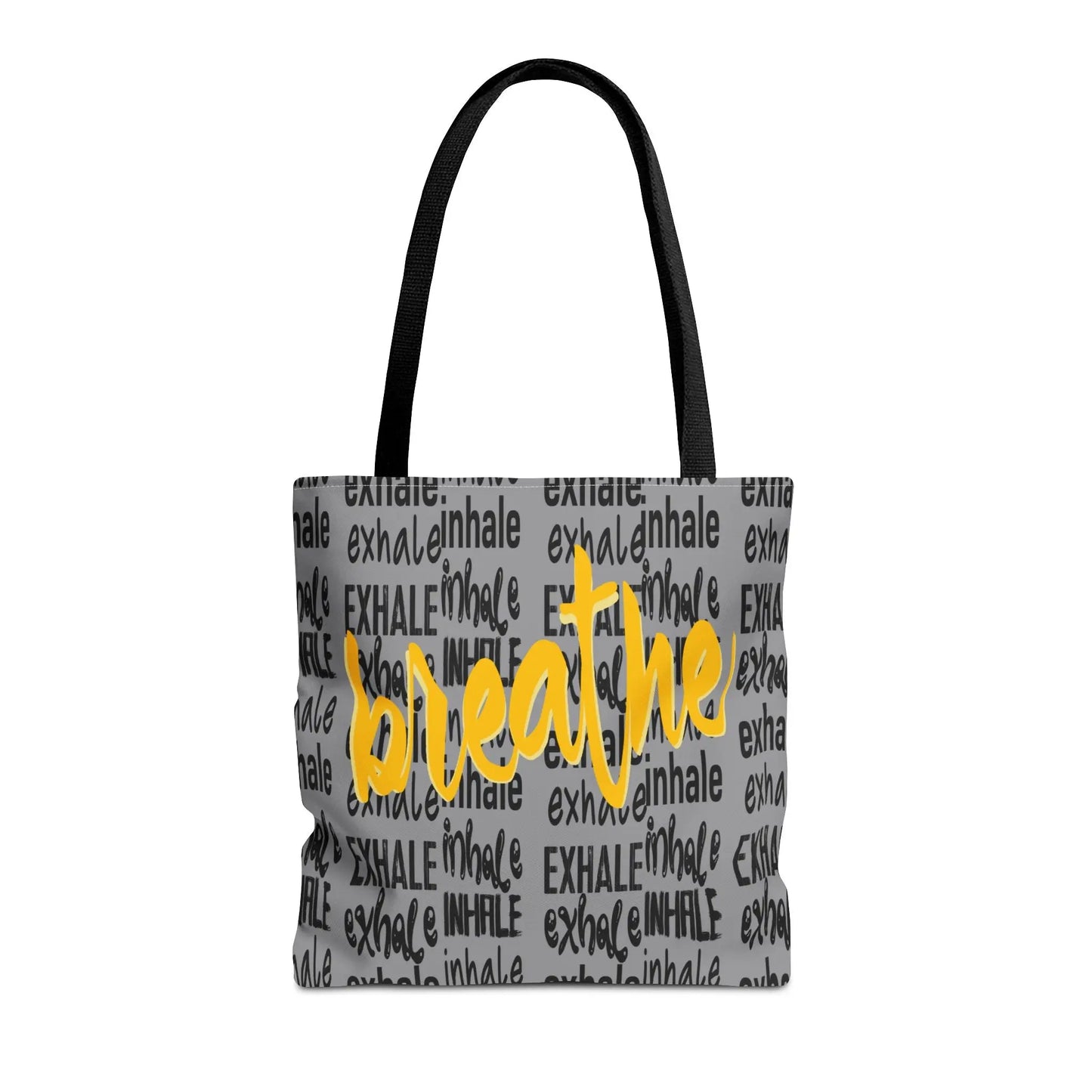 Inspirational Breathe Tote Bag - Daily Motivational Carry Printify