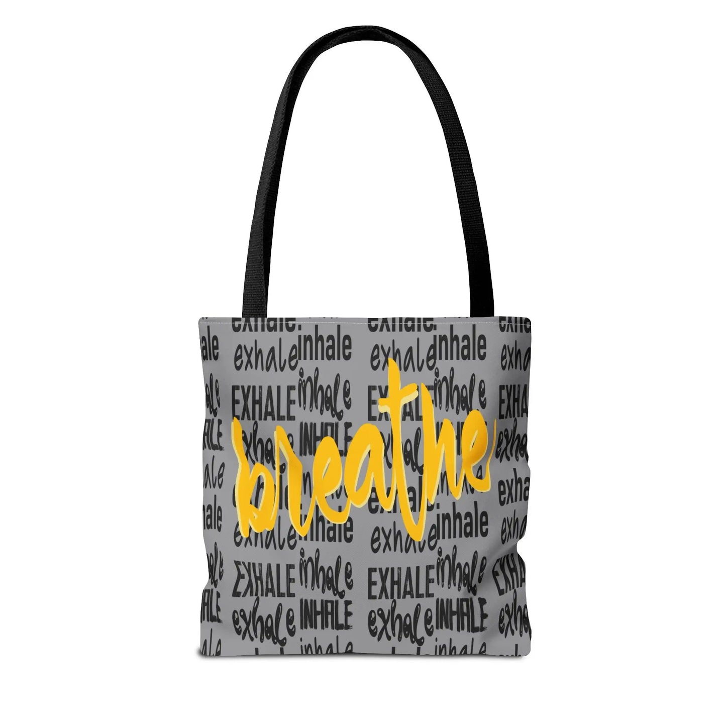 Inspirational Breathe Tote Bag - Daily Motivational Carry Printify