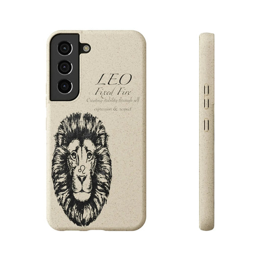 Leo Zodiac Biodegradable Phone Case Printify