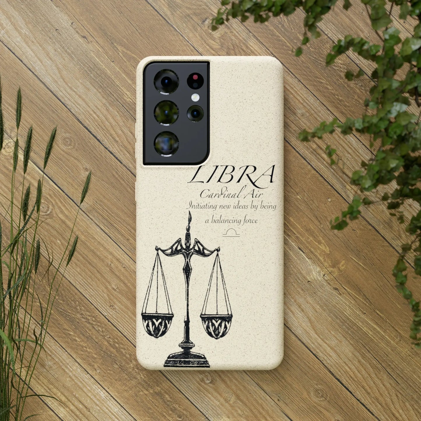 Libra Zodiac Biodegradable Phone Case Printify