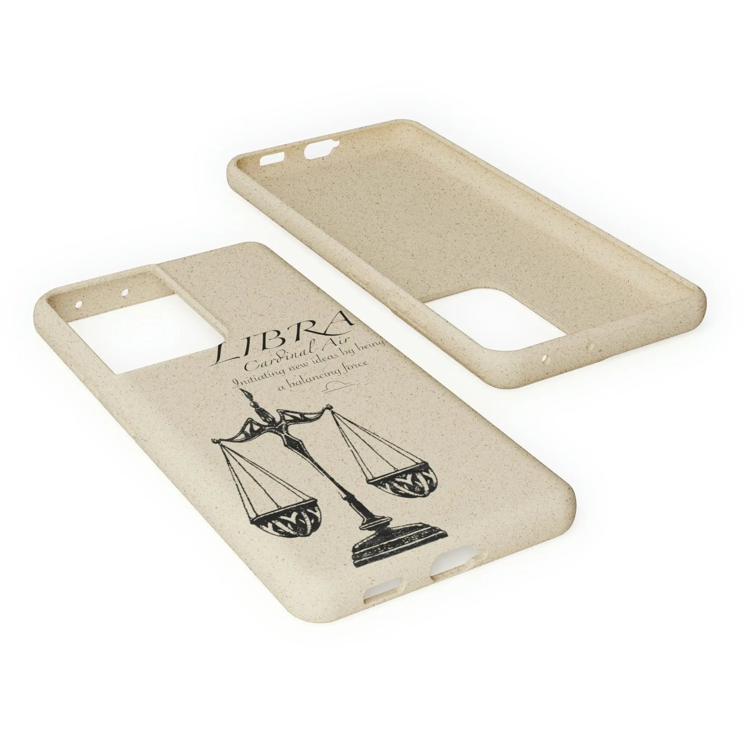 Libra Zodiac Biodegradable Phone Case Printify