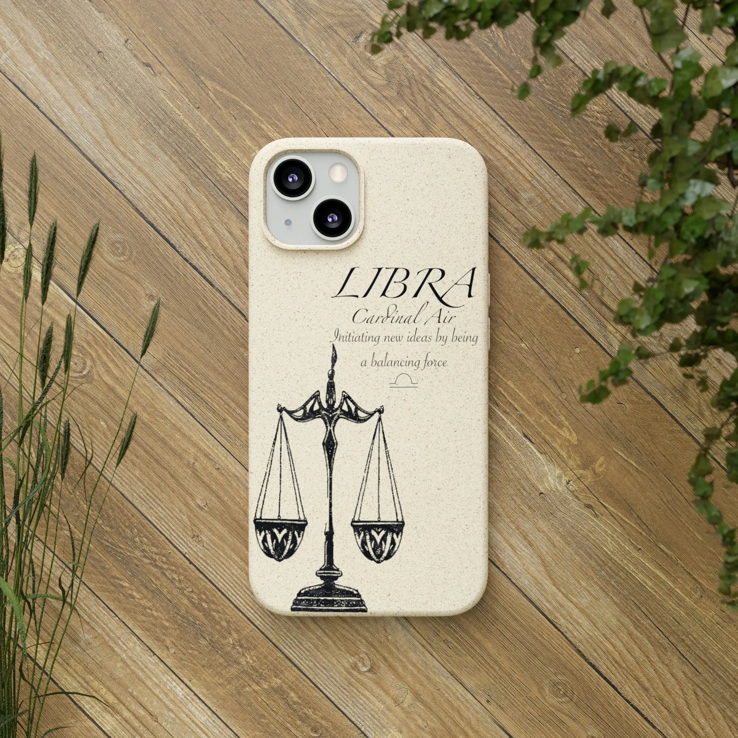 Libra Zodiac Biodegradable Phone Case Printify