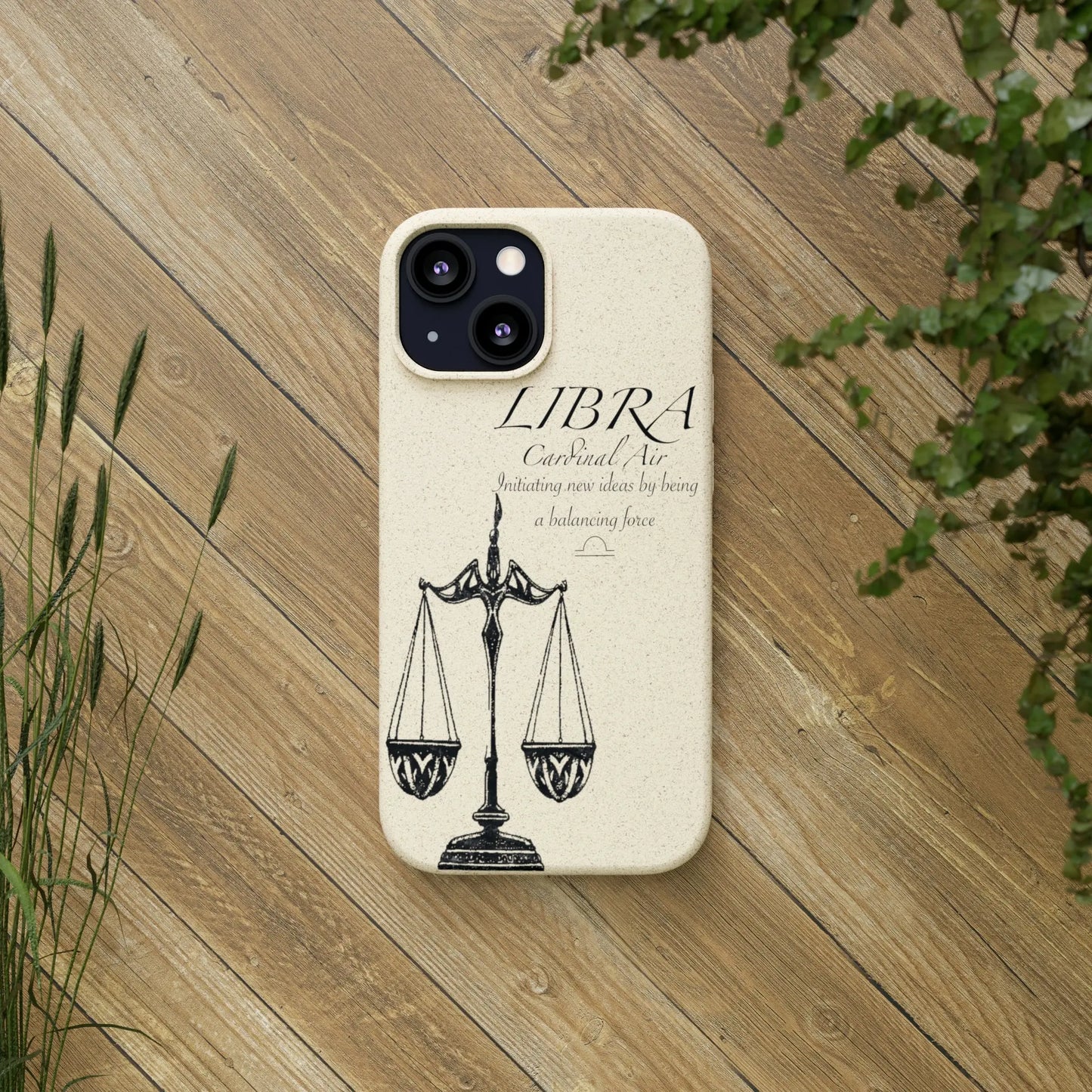 Libra Zodiac Biodegradable Phone Case Printify