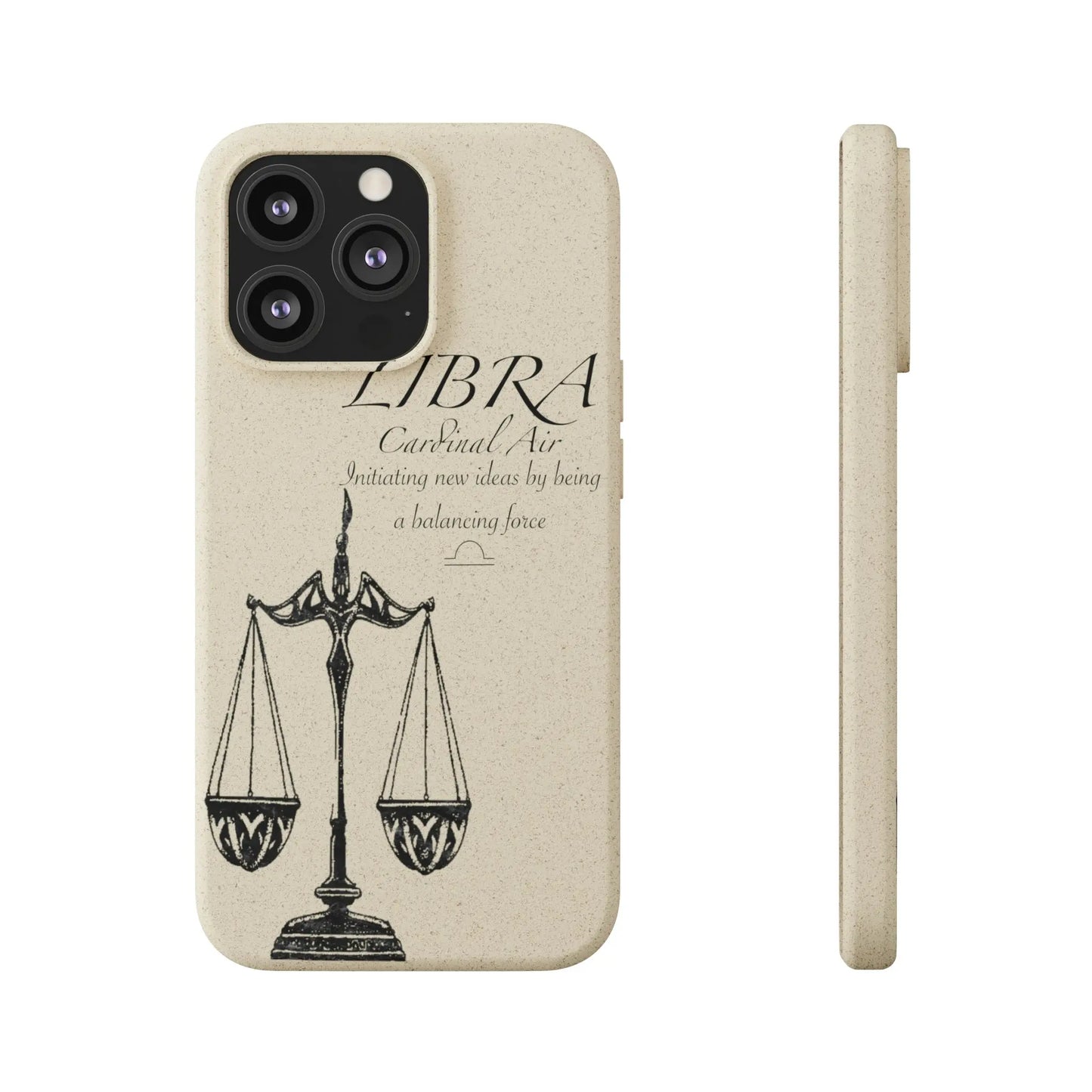 Libra Zodiac Biodegradable Phone Case Printify