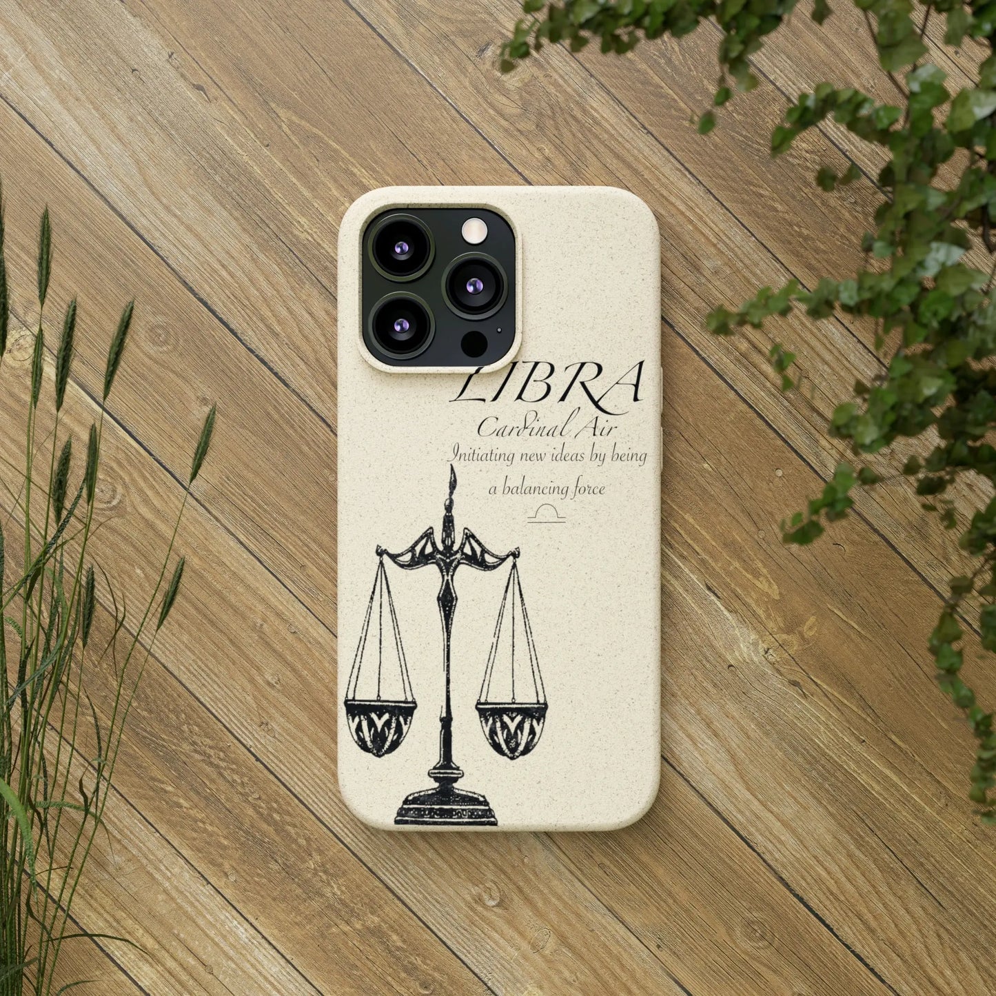 Libra Zodiac Biodegradable Phone Case Printify