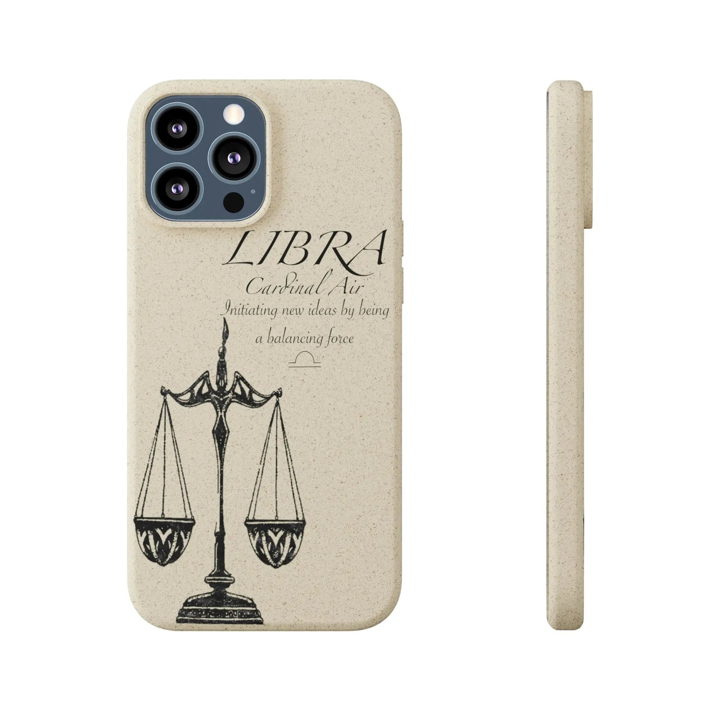 Libra Zodiac Biodegradable Phone Case Printify