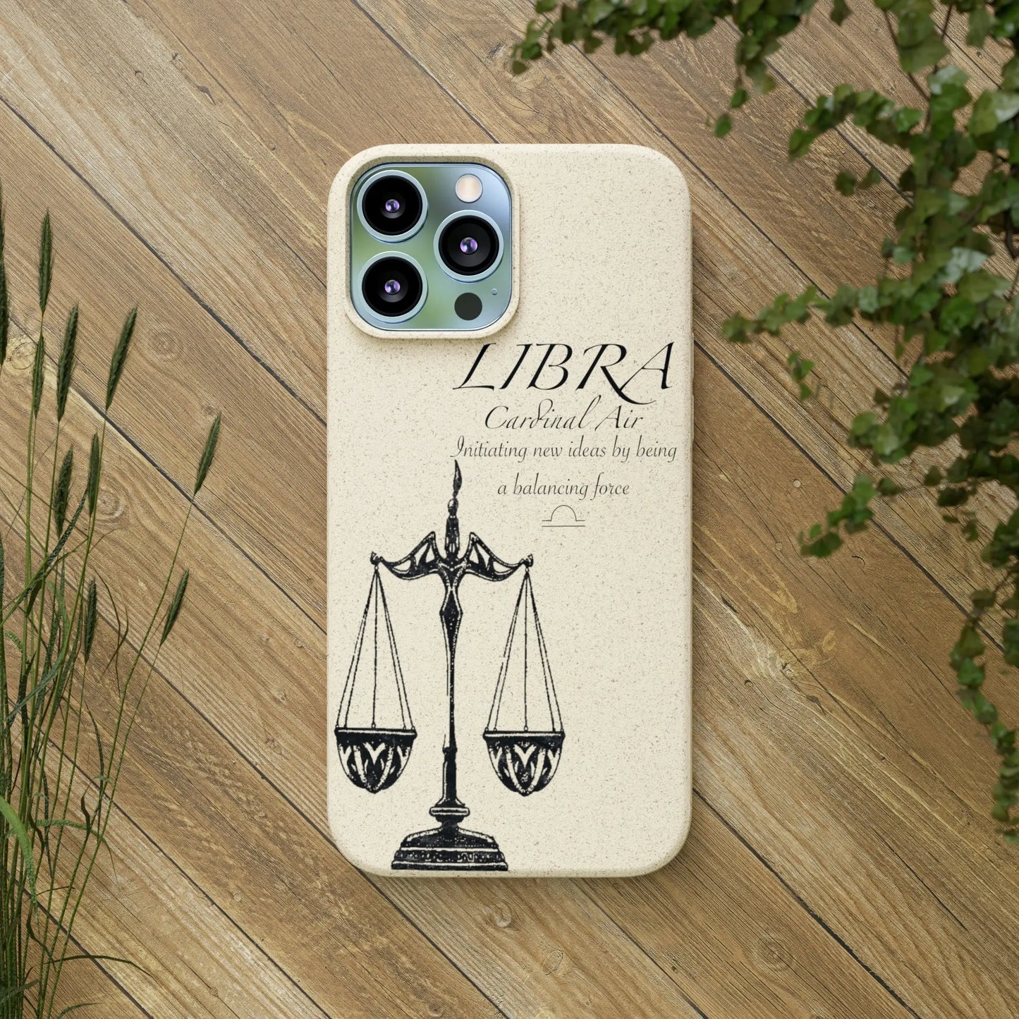 Libra Zodiac Biodegradable Phone Case Printify