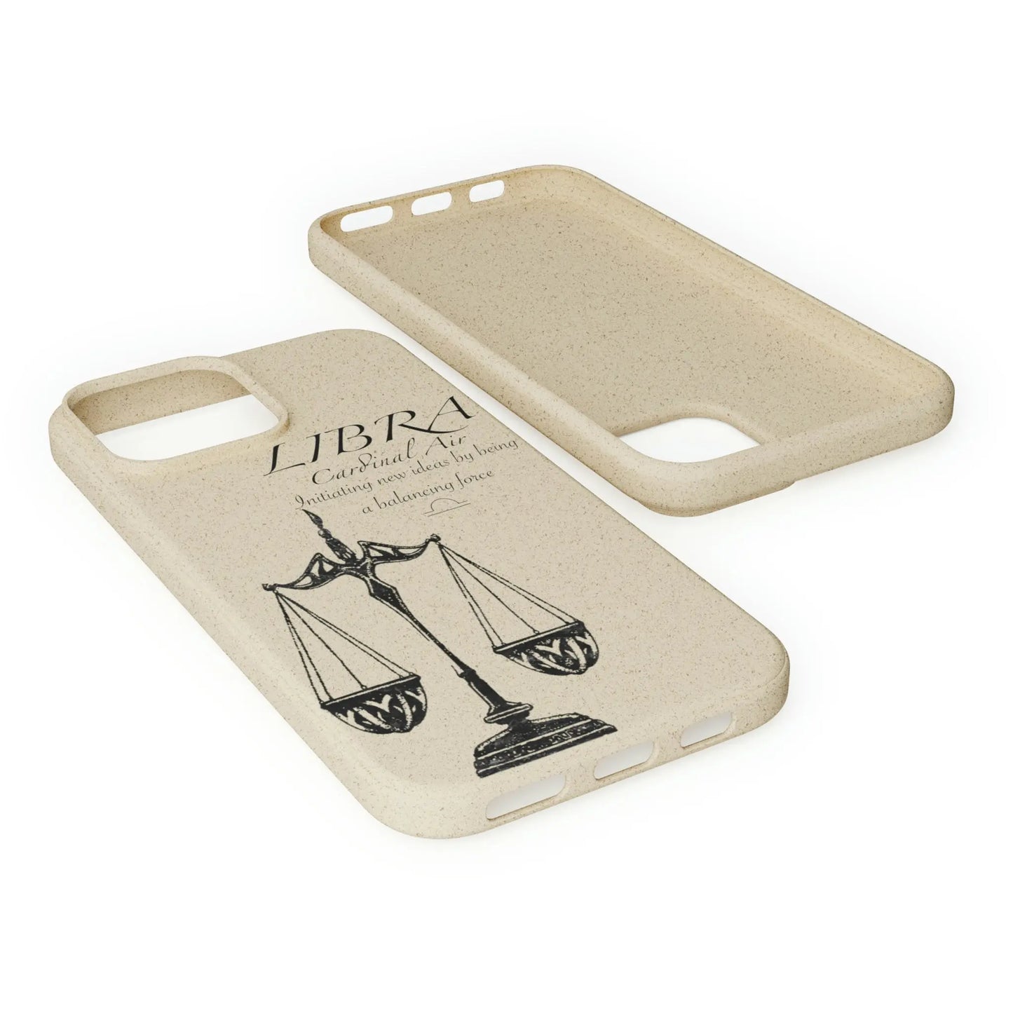 Libra Zodiac Biodegradable Phone Case Printify