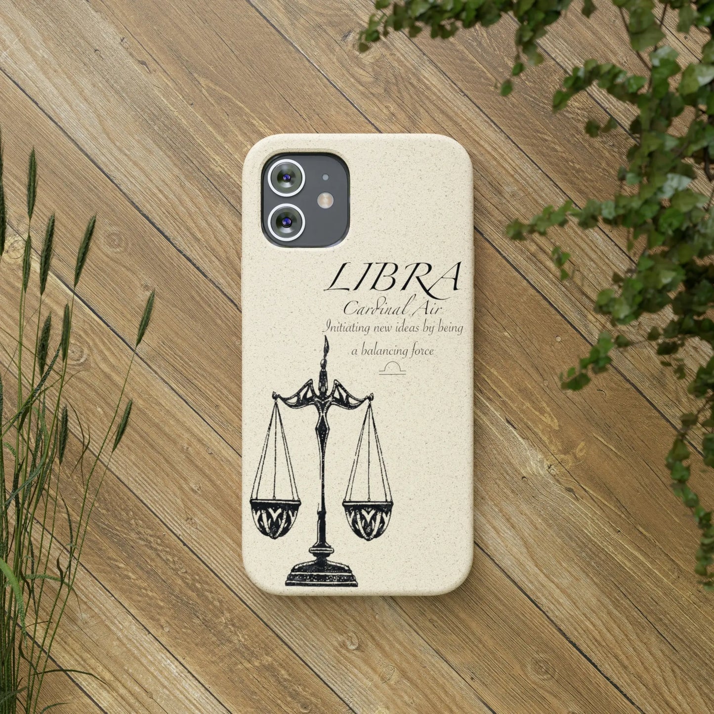 Libra Zodiac Biodegradable Phone Case Printify