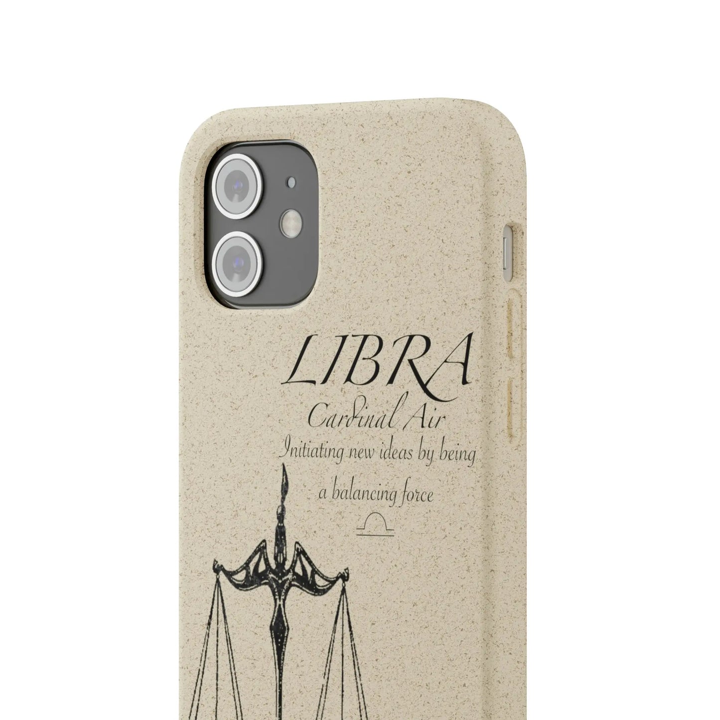 Libra Zodiac Biodegradable Phone Case Printify