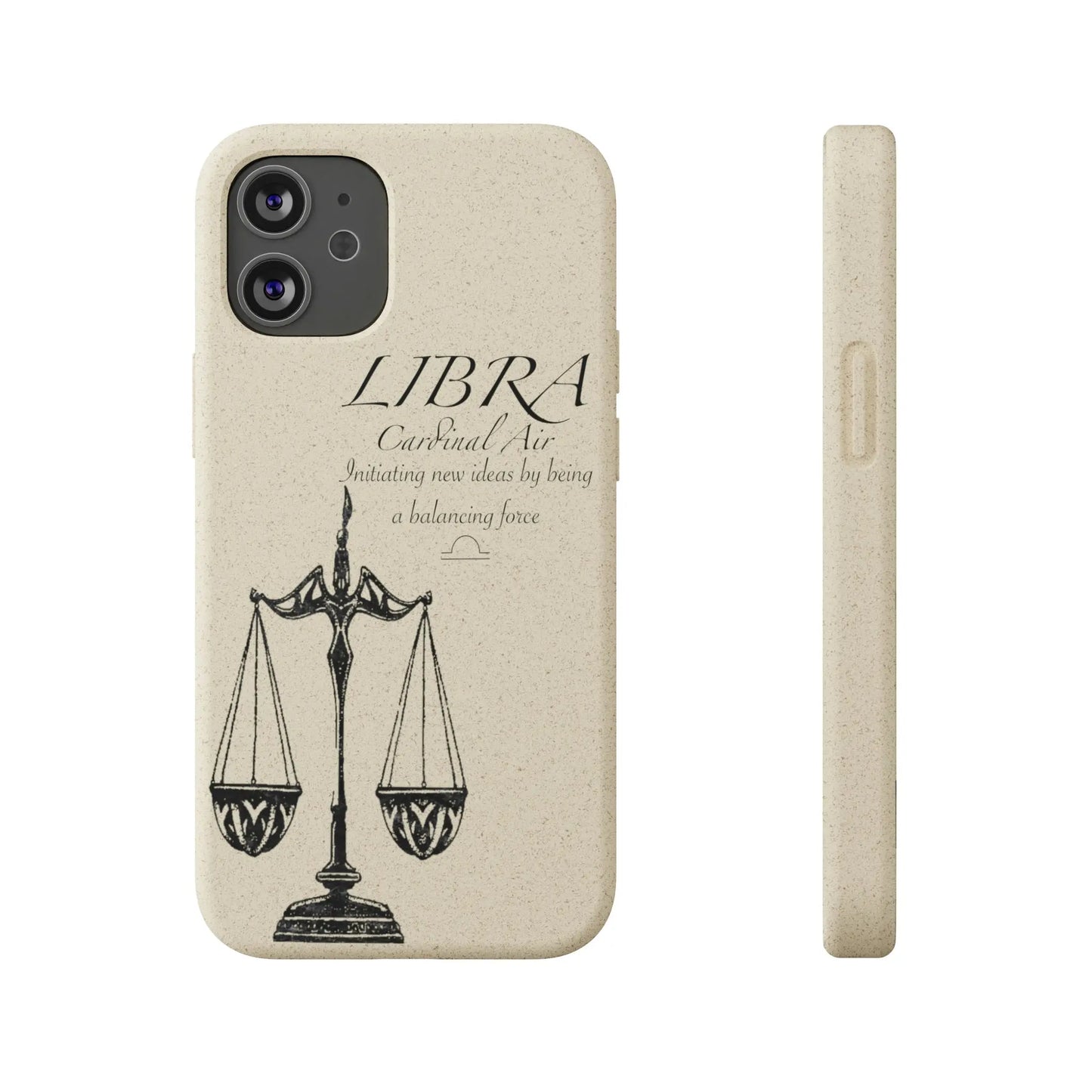 Libra Zodiac Biodegradable Phone Case Printify