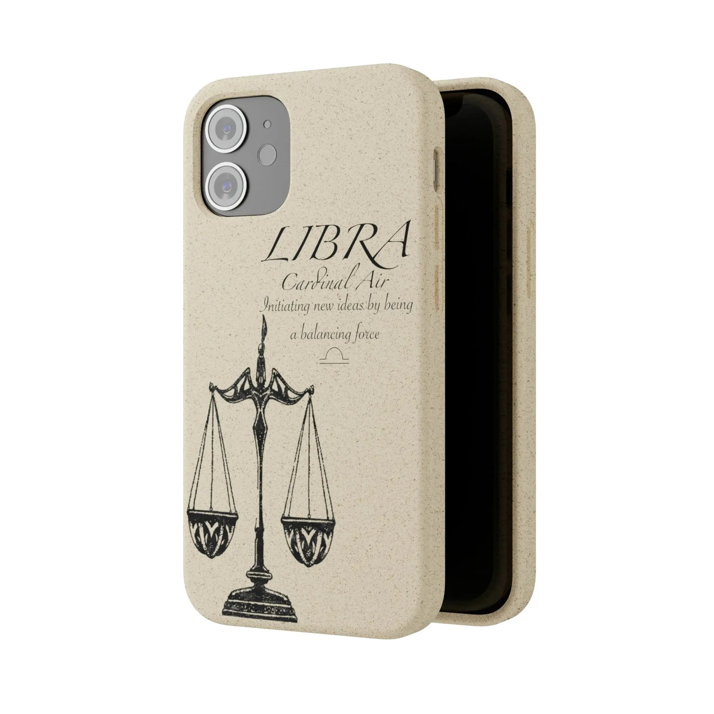 Libra Zodiac Biodegradable Phone Case Printify