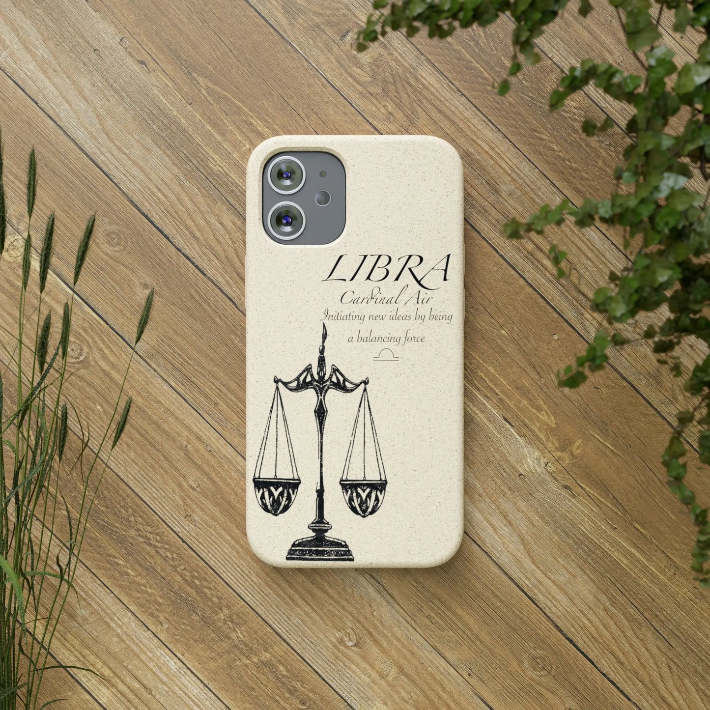 Libra Zodiac Biodegradable Phone Case Printify