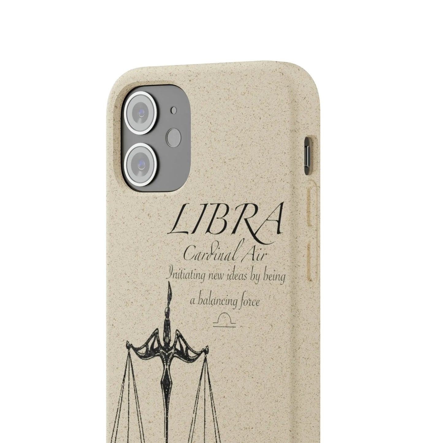 Libra Zodiac Biodegradable Phone Case Printify