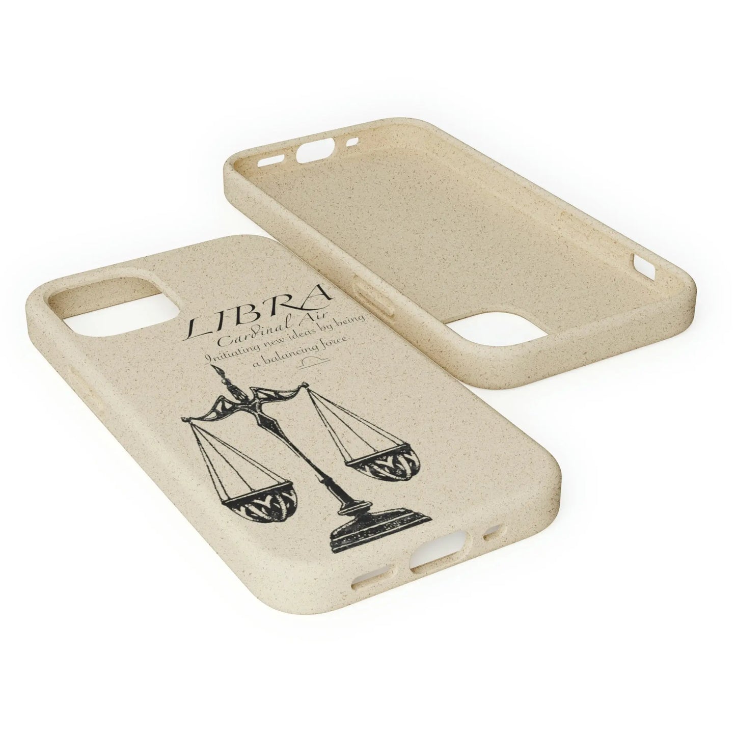 Libra Zodiac Biodegradable Phone Case Printify