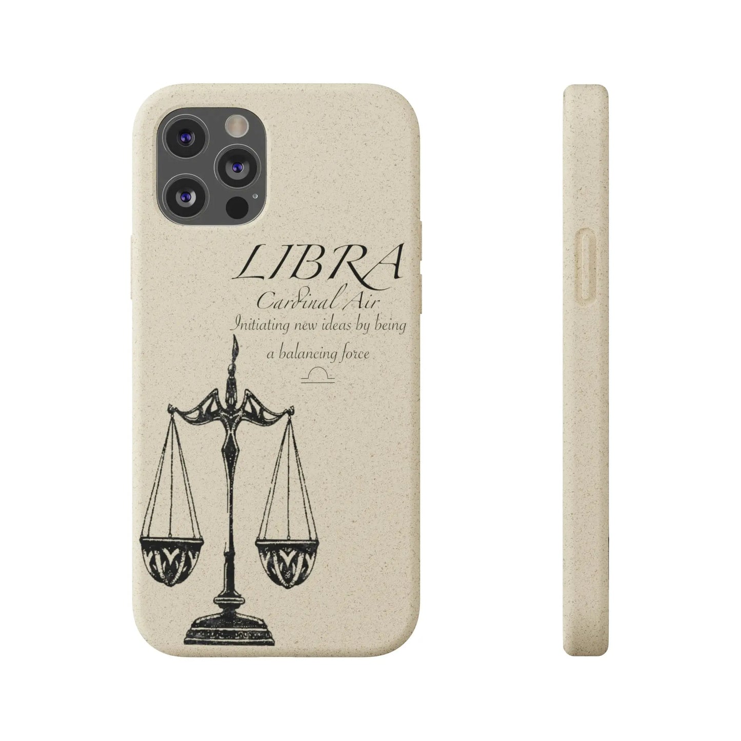 Libra Zodiac Biodegradable Phone Case Printify