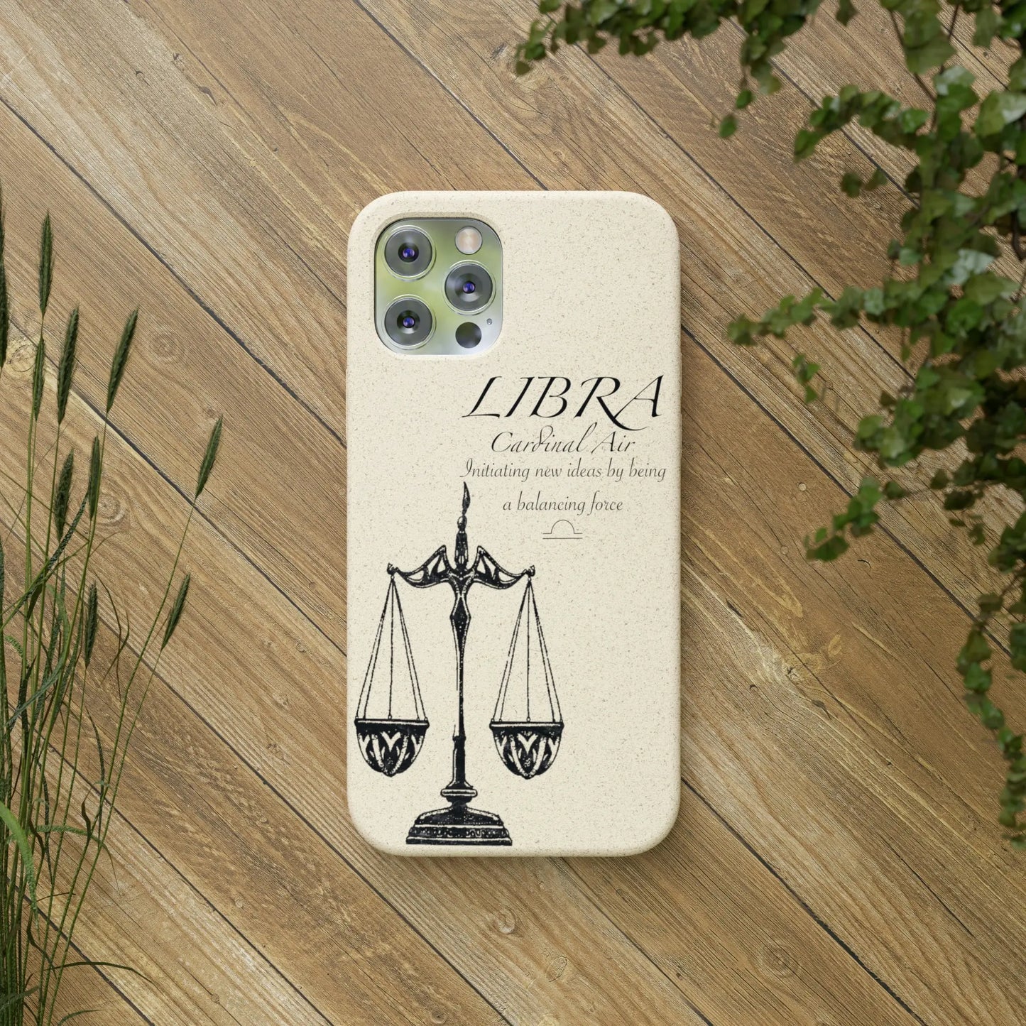 Libra Zodiac Biodegradable Phone Case Printify