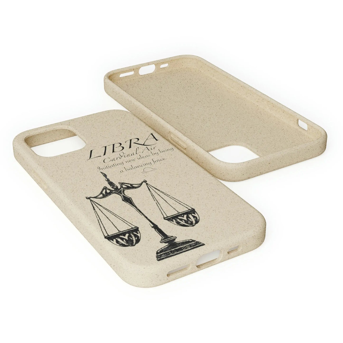 Libra Zodiac Biodegradable Phone Case Printify