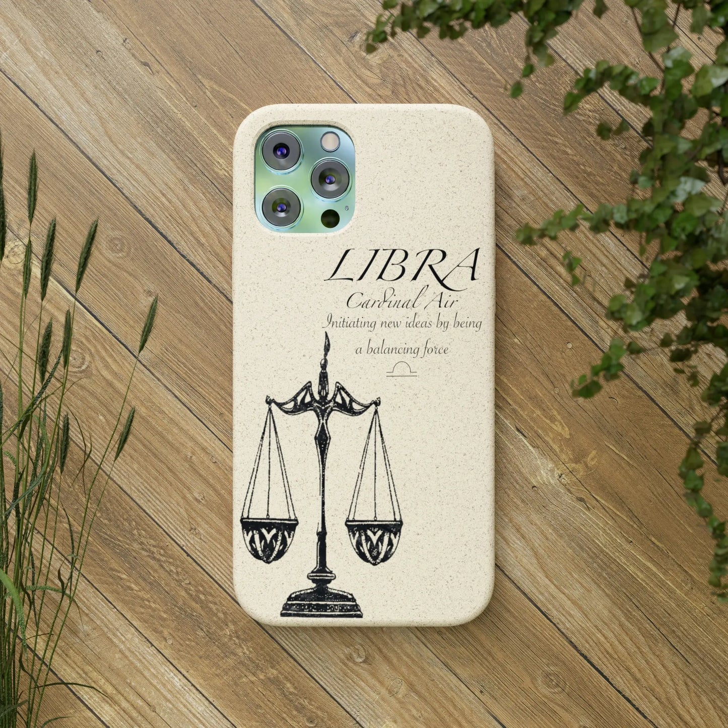 Libra Zodiac Biodegradable Phone Case Printify