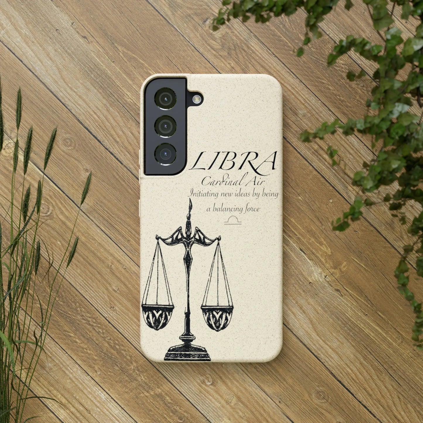 Libra Zodiac Biodegradable Phone Case Printify