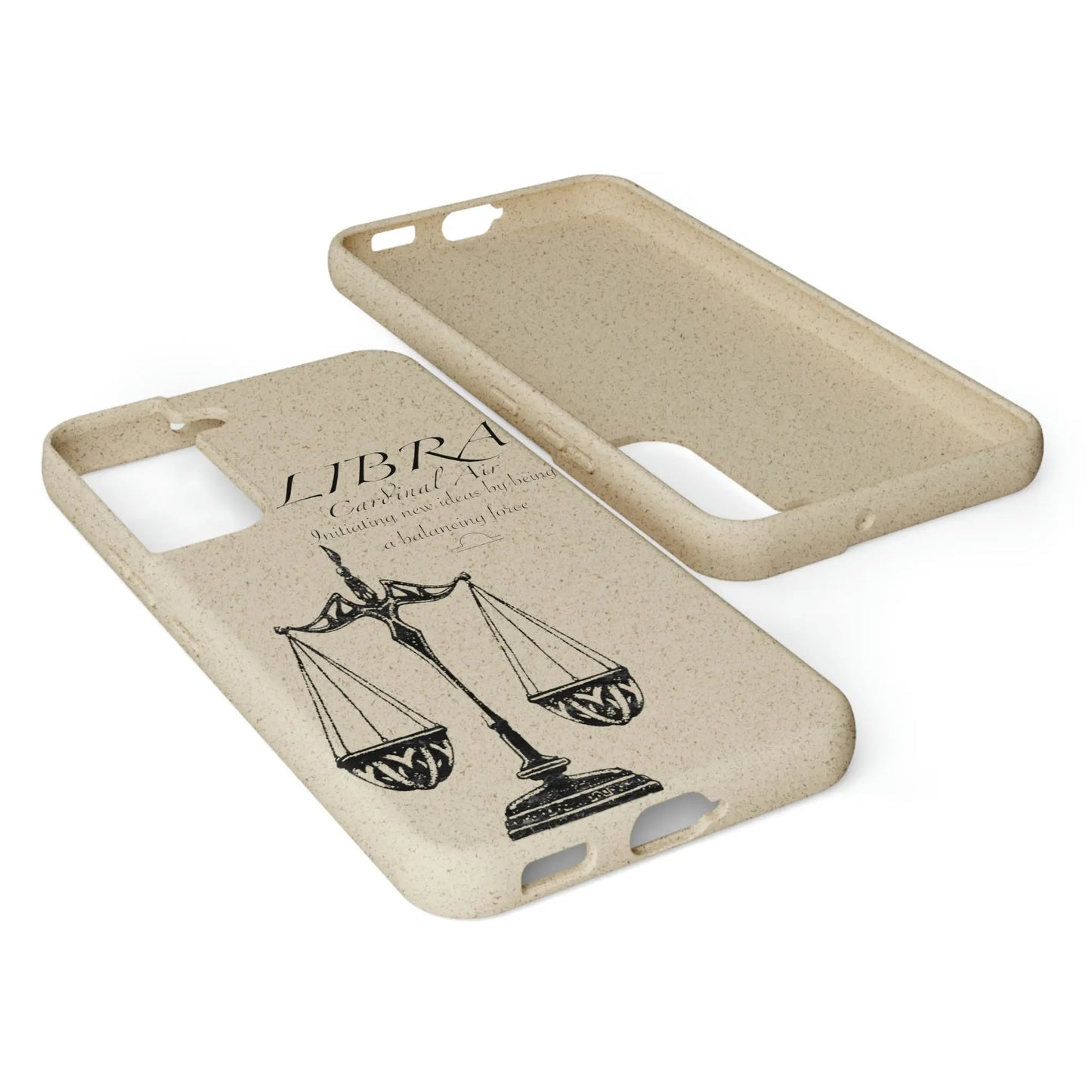 Libra Zodiac Biodegradable Phone Case Printify