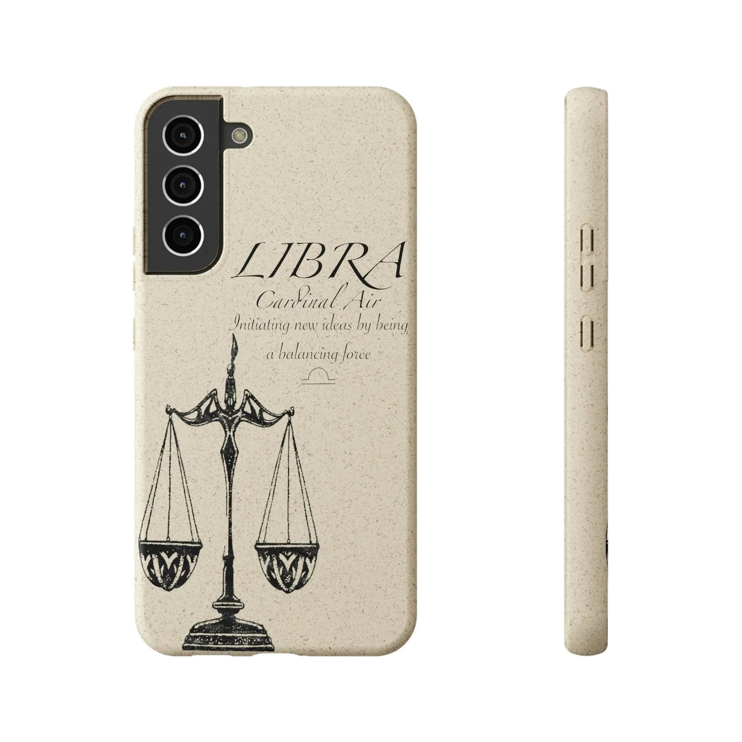 Libra Zodiac Biodegradable Phone Case Printify