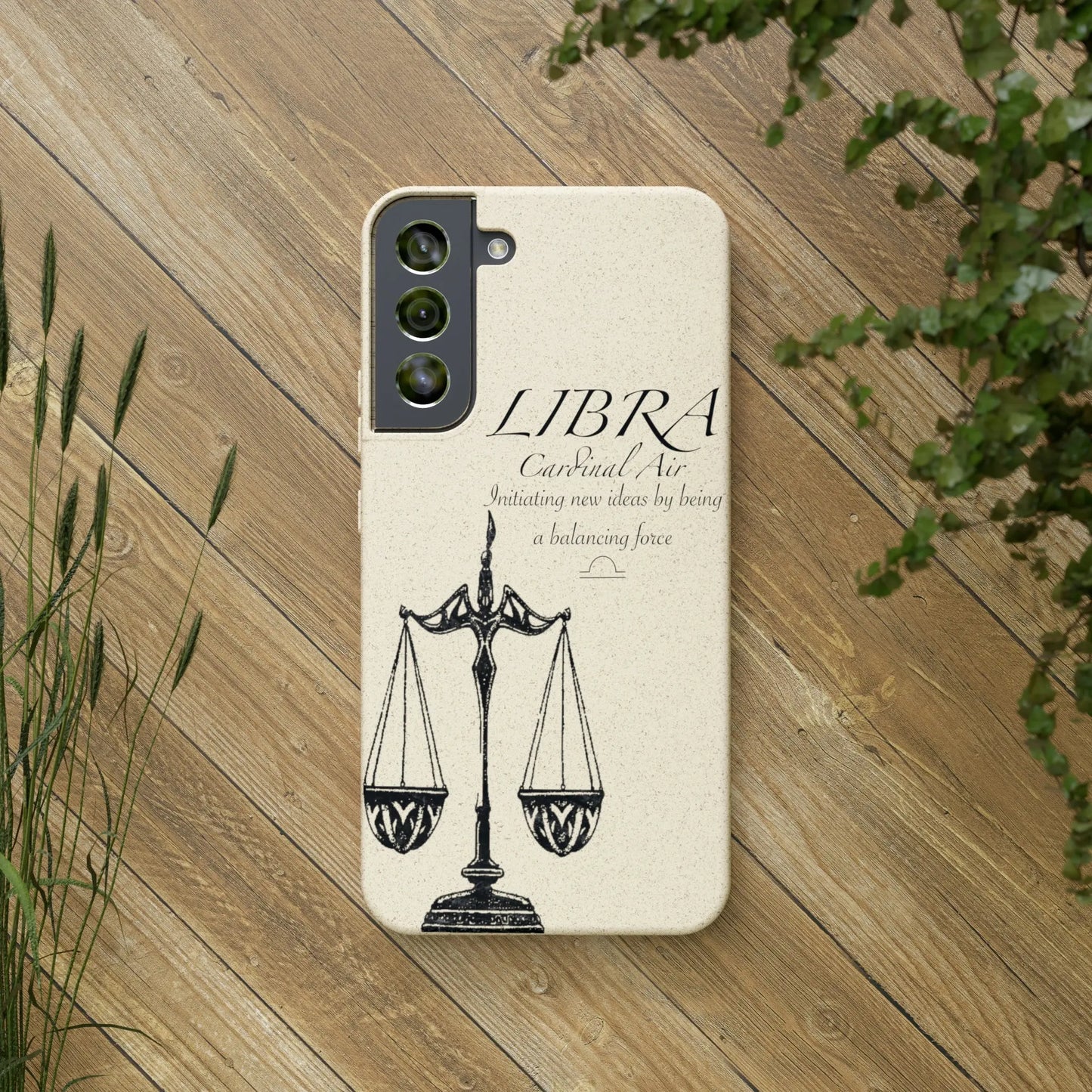 Libra Zodiac Biodegradable Phone Case Printify