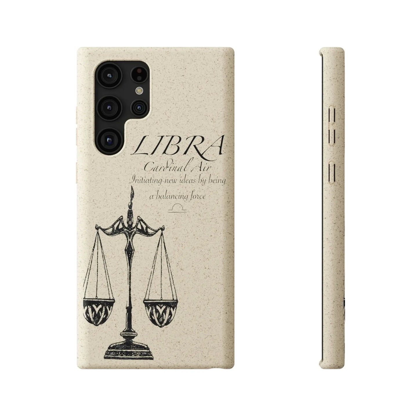 Libra Zodiac Biodegradable Phone Case Printify