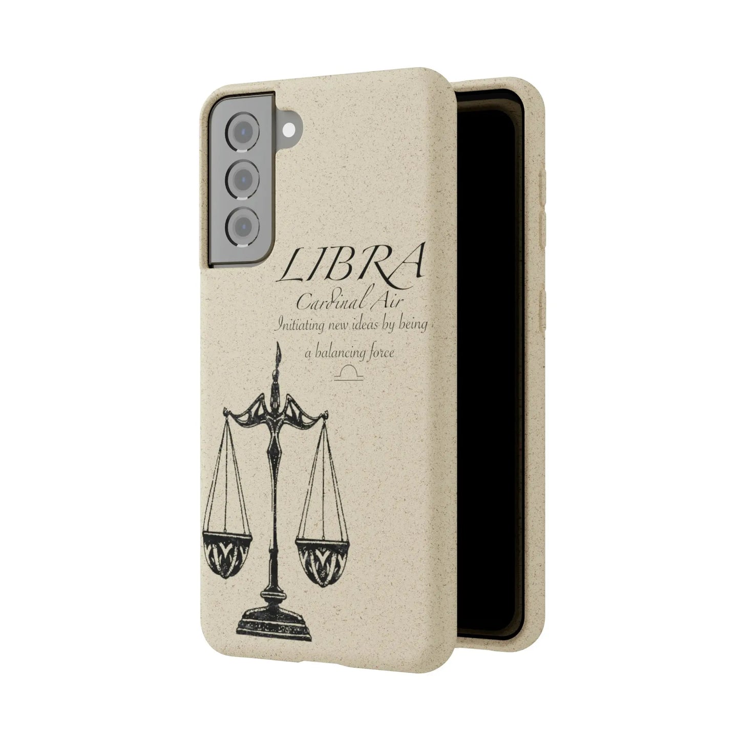 Libra Zodiac Biodegradable Phone Case Printify