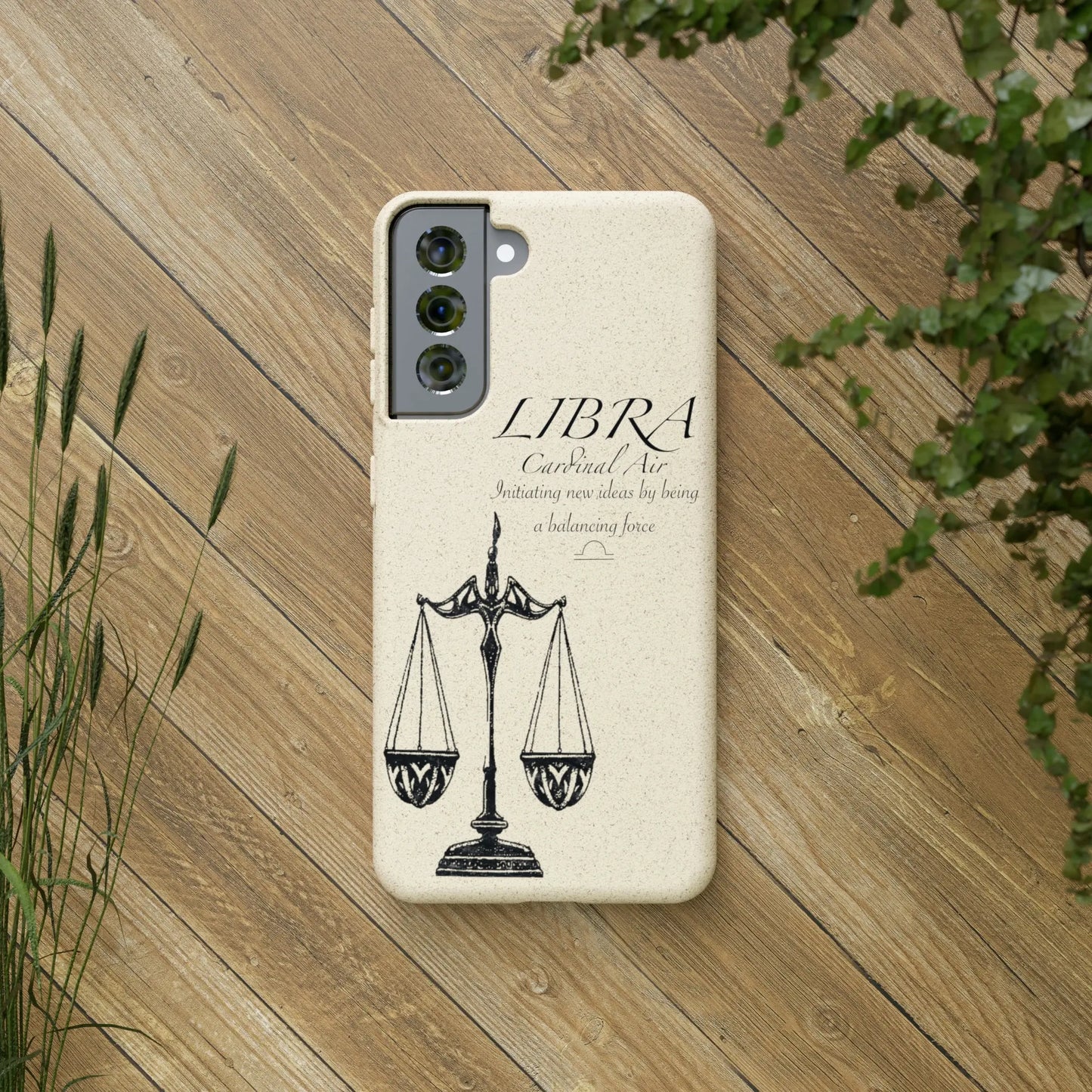 Libra Zodiac Biodegradable Phone Case Printify