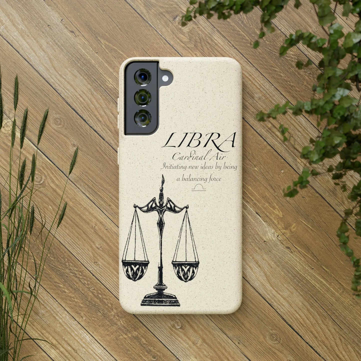 Libra Zodiac Biodegradable Phone Case Printify