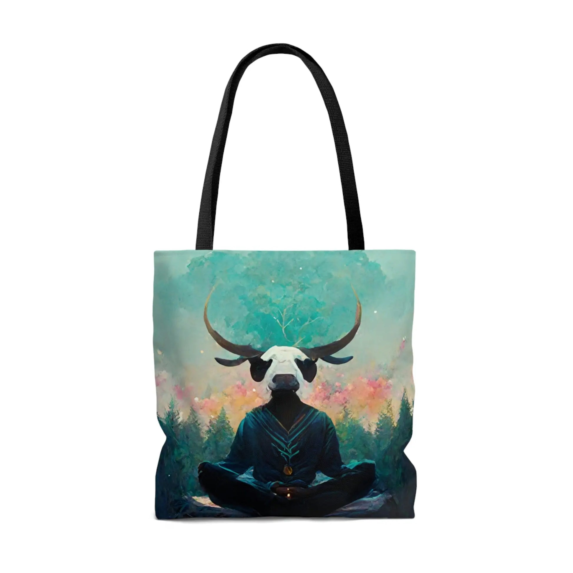 Meditating Taurus Tote Printify