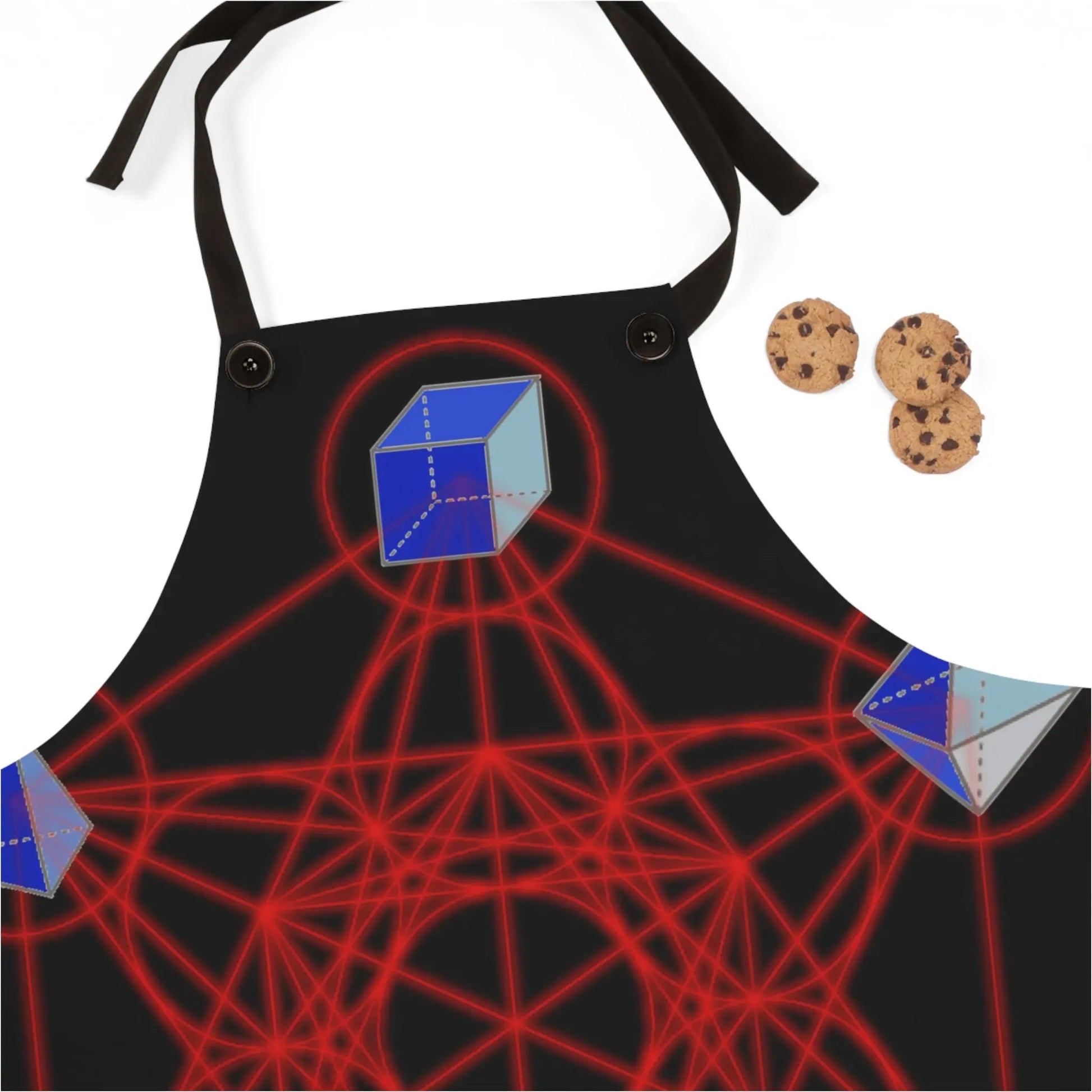 Metatron's Cube Cooking Apron Printify