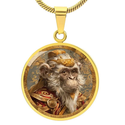 Monkey Chinese Zodiac Necklace ShineOn Fulfillment