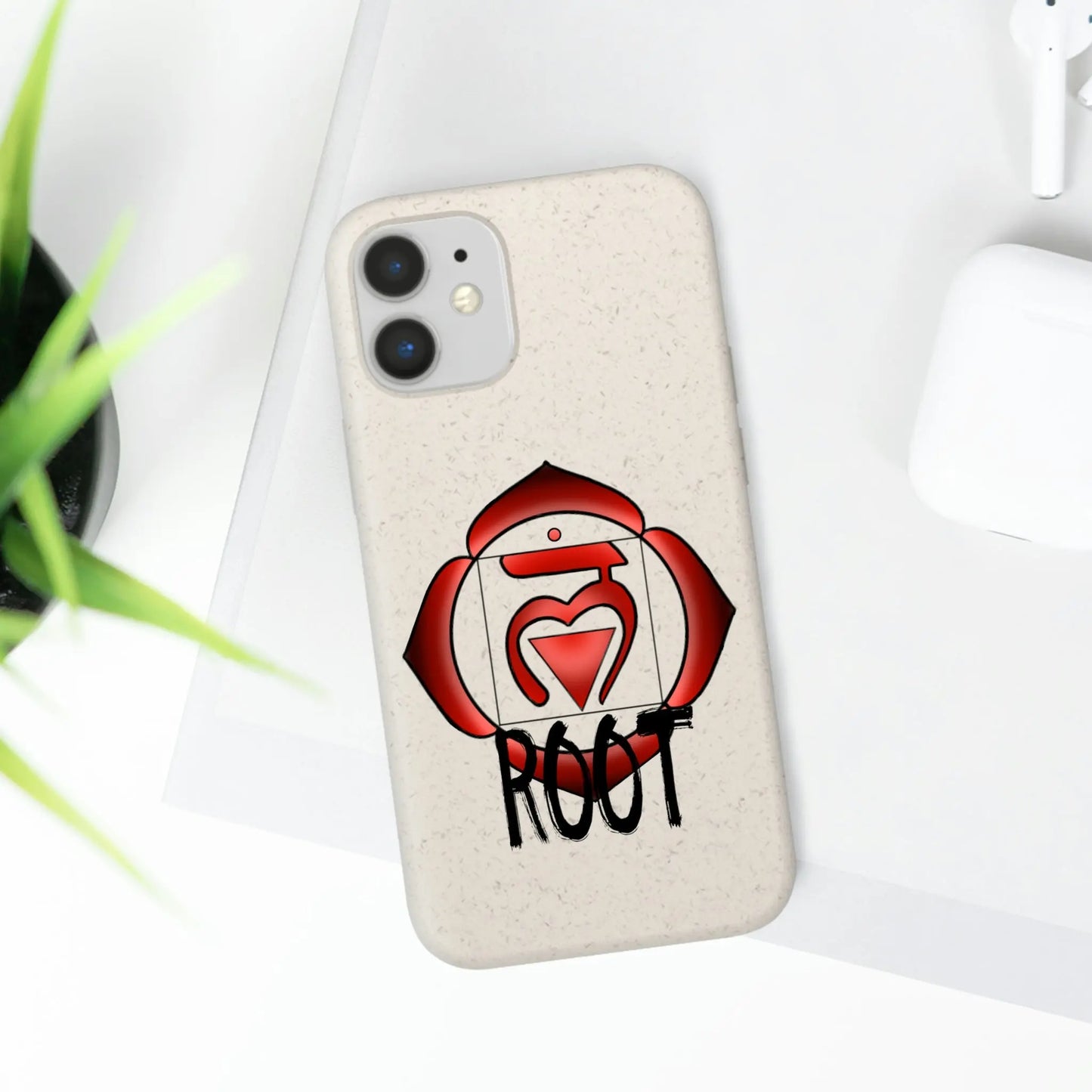 Root Chakra Biodegradable Phone Case Printify