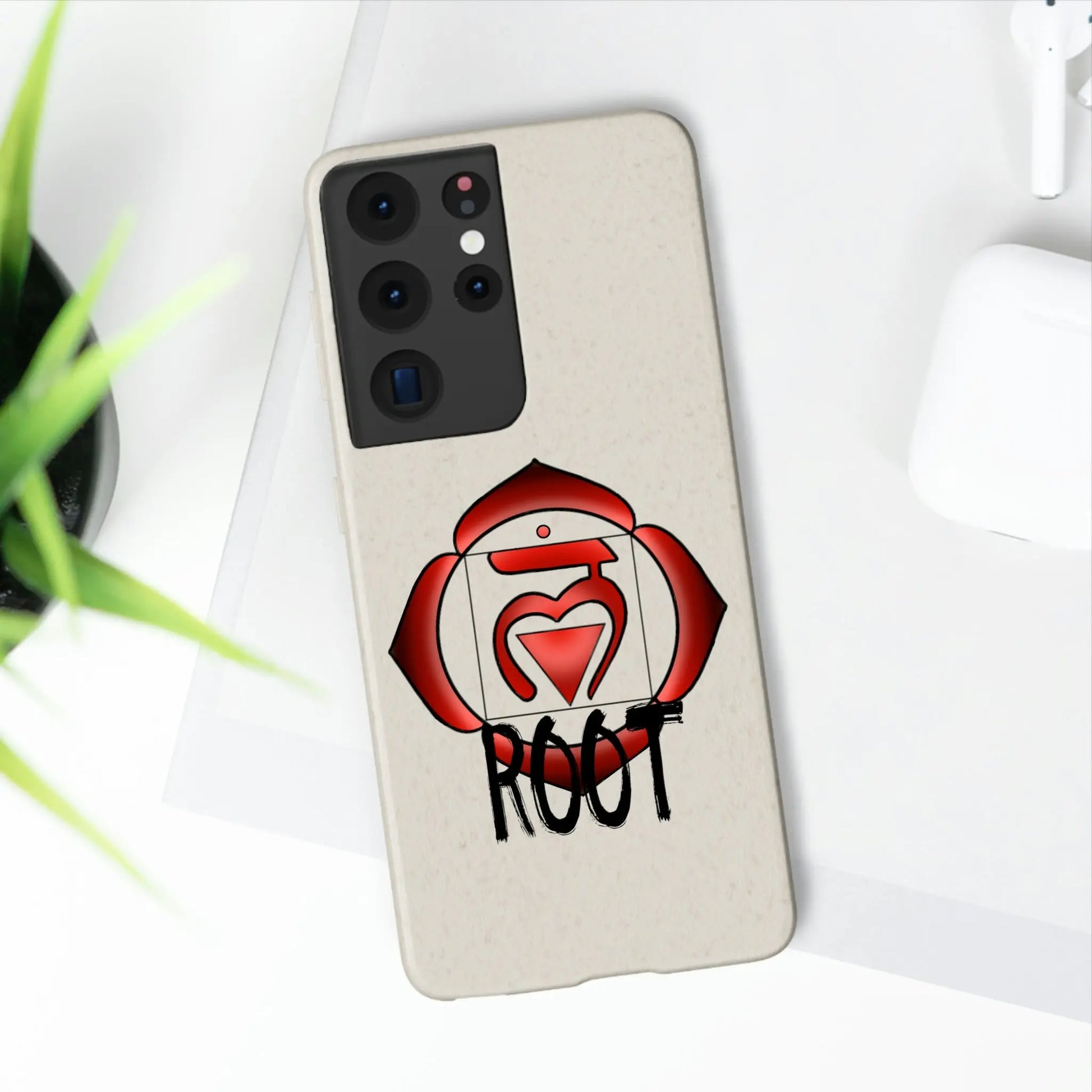 Root Chakra Biodegradable Phone Case Printify