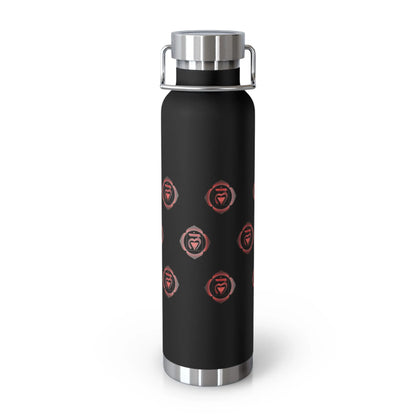 Root Chakra Copper Vacuum Insulated Bottle, 22oz Printify