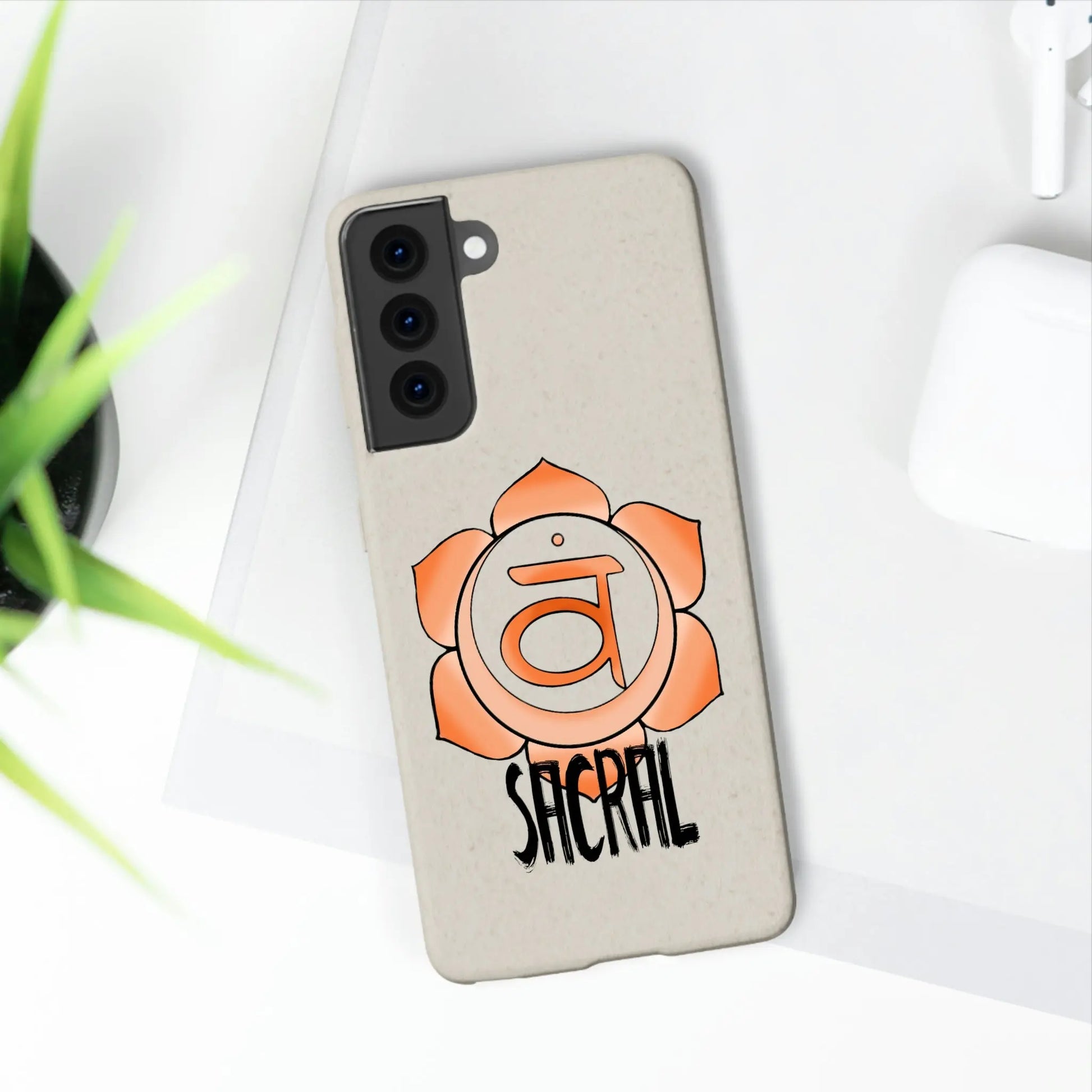 Sacral Chakra Biodegradable Phone Case Printify