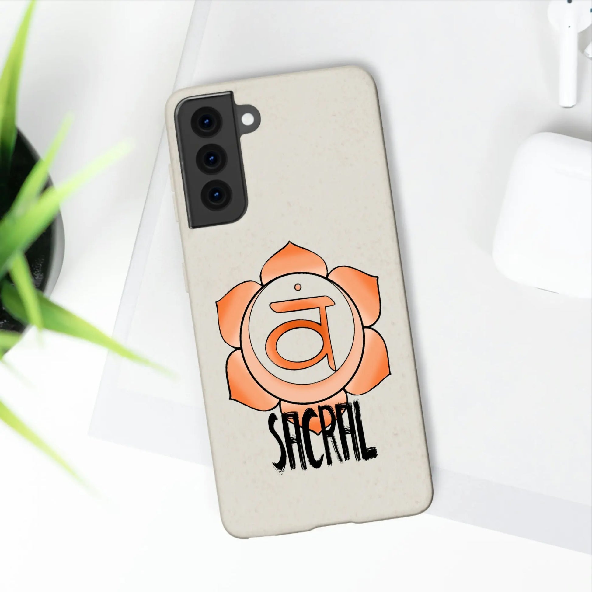 Sacral Chakra Biodegradable Phone Case Printify