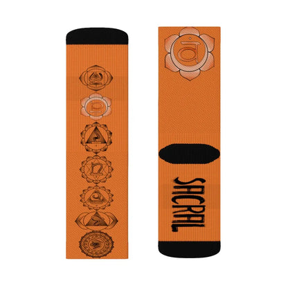 Sacral Chakra Socks Printify