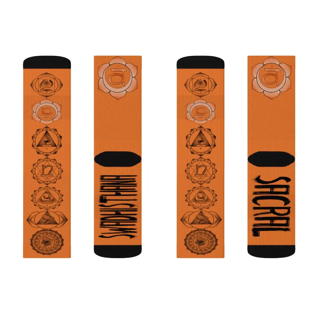 Sacral Chakra Socks Printify