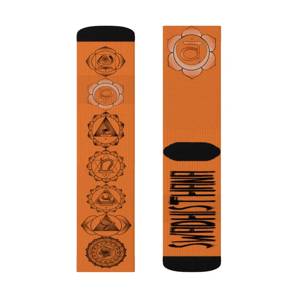 Sacral Chakra Socks Printify