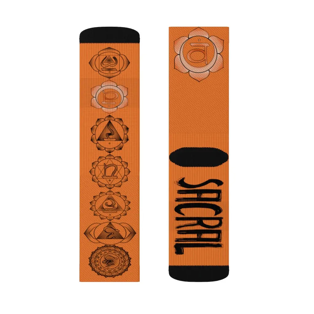 Sacral Chakra Socks Printify