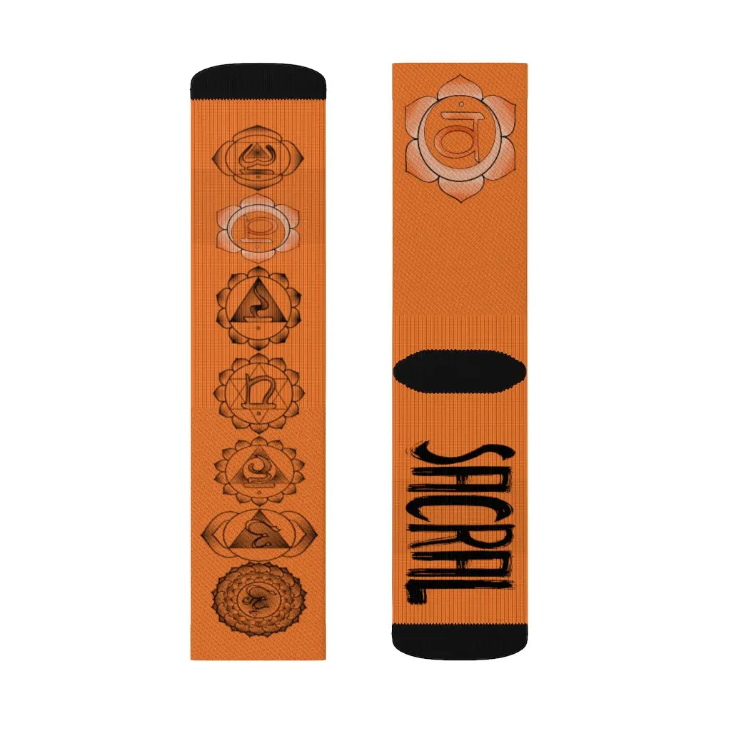 Sacral Chakra Socks Printify